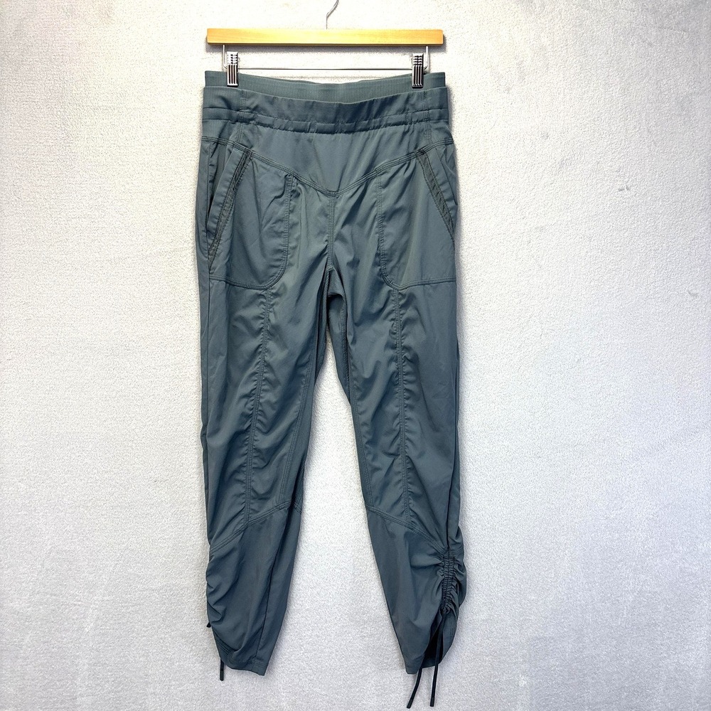 Indygena Basque Waist Jogger Pants Womens Small Gray Nylon Hiking Lightweight
